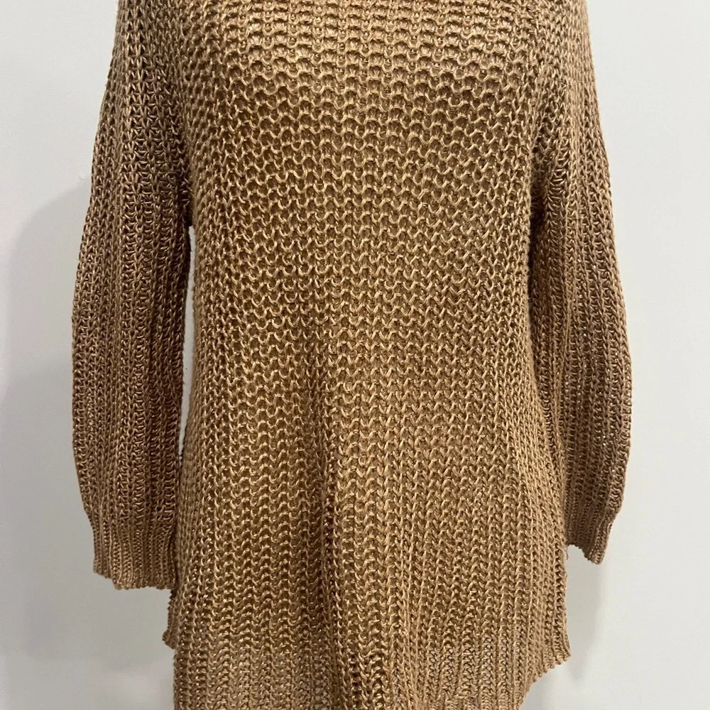 J.Crew Crewneck Knitted Tan Sweater XXS